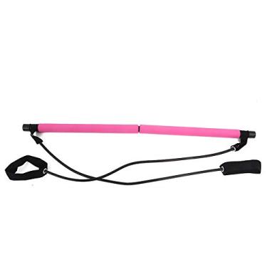 Imagem de OKJHFD Pilates Bar Kit with Bands,Pilates Bar with Stackable Bands Workout Equipment for Legs,Hip,Waist and Arm,Exercise Fitness Equipment for Women & Men Home Gym Yoga