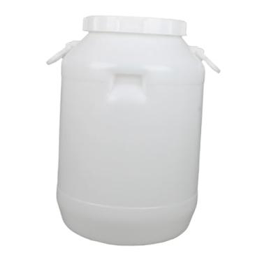 Imagem de Bothyi Balde de barril de água resistente com boca larga e leve com tampa, recipiente para armazenamento de alimentos para despensa para fermentação de, 30l