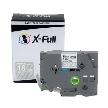 Imagem de Fita Compatível Brother Tze 145 Incolor Letra Branca 18mm - Genérica B