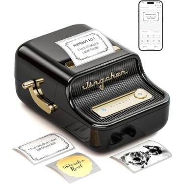 Imagem de NIIMBOT B21 Impressora de Etiquetas, Mini Impressora Térmica de Etiquetas Compatível com iOS e Android, para Organização Doméstica, Negócios, Código de Barras, com Etiquetas Brancas 50x30mm, Preto