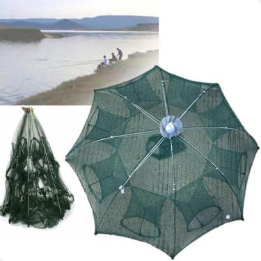 Imagem de Armadilha Covo P/Peixe Iscas Siri Camarão Lambari 8 Bocas