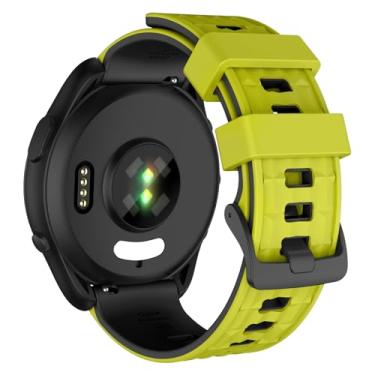 Imagem de OVERSTEP Pulseira de relógio Garmin Forerunner 265/Forerunner 255, pulseiras de substituição de silicone macio de 22 mm para relógio inteligente Venu 2 Venu 3/Vivoactive 4/Coros Pace 3/Apex 2 Pro/Apex