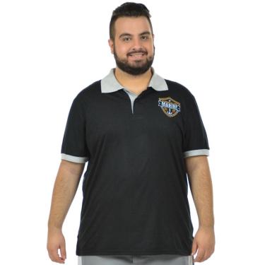 Imagem de Camisa polo eficiente plus size fenomenal(sem elasticidade) Mostarda 52-Unissex