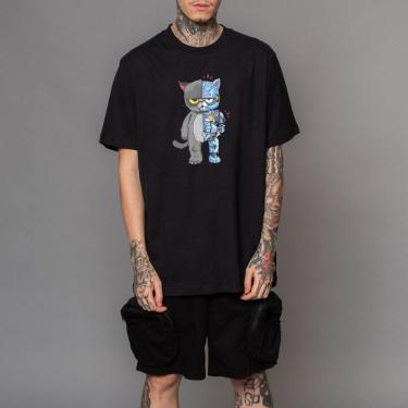 Imagem de Camiseta Vextor Robot Cat Manga Curta-Masculino