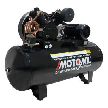 Imagem de Compressor de Ar Motomil CMAV-20/200 - 175LBS 5,0HP, 220/380V