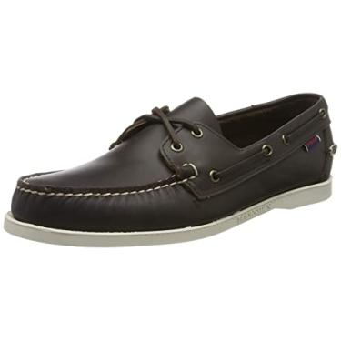 Imagem de Sebago Sapato náutico masculino Docksides, Marrom, marrom escuro, 901, 12.5 M UK