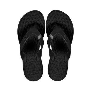 Imagem de Chinelo anabela anab 282 dijean, Preto, 36