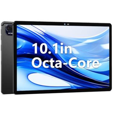 Imagem de kinstone Tablet Octa-Core Android 12 com 128 GB ROM Expansão de 1 TB, 1920 * 1200 FHD IPS tela de 10,1 polegadas, 13MP + 5MP, bateria de 8 horas, Wi-Fi 2,4/5G, Bluetooth 5.0, hotspot, GPS, tipo C