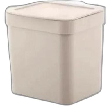 Imagem de Lixeira Cozinha 4,7L Com Suporte Fixação Parede Suspensa