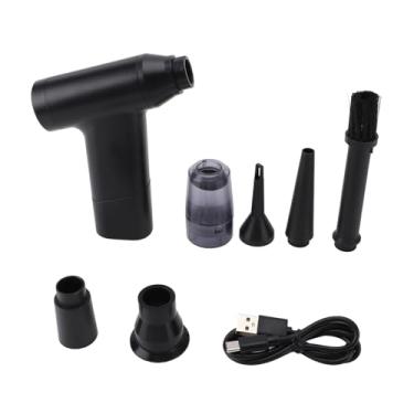 Imagem de KIMISS Duster Elétrico Com 6 Bicos para Limpar Teclados, Carros, Barcos e Muito Mais, Soprador Portátil de Poeira Elétrica Sem Fio
