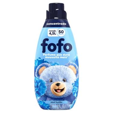 Imagem de Amaciante de Roupa Concentrado Azul Tudão Fofo Frasco 1l