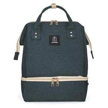 Imagem de Mochila Breast Pump MOMIGO Cooler à prova de umidade, grande, azul