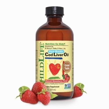 Imagem de Óleo de fígado de bacalhau CHILDLIFE Essentials Kids Strawberry 240 mL