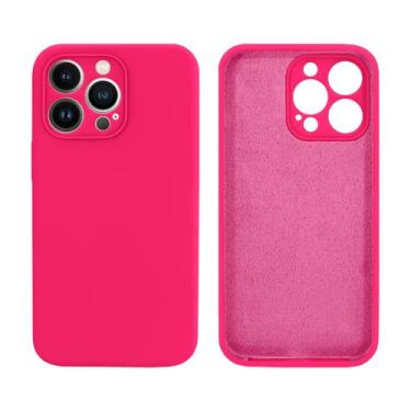 Imagem de Capinha Silicone Protect Camera Compatível com iPhone 13 Pro - GCM, Ro