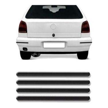 Imagem de Friso protetor parachoque gol 1995 96 97 a 1999 4pcs preto - SP ACESSÓ