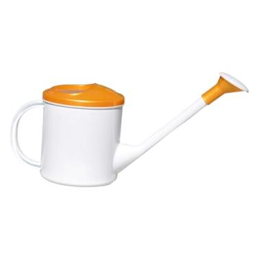 Imagem de Generic Regador de jardim de 1,5 L, moderno, leve e portátil com aspersor removível, lata de água para jardim ao ar livre, Amarelo