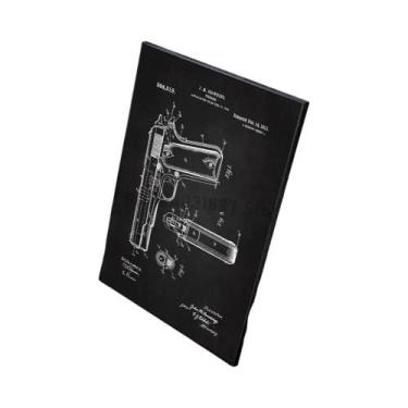 Imagem de Pôster De Pistola Militar, Adesivo De Arte À Prova D'água Para Decoraç