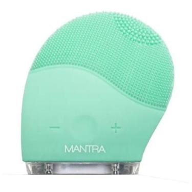 Imagem de Escova de limpeza facial Mantra Acquamar Silicone com carregador USB -