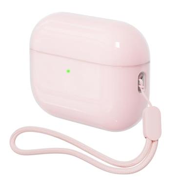 Imagem de Capa para AirPods Pro 3 Never-Sretch-Out DamonLight à prova de choque capa de silicone semi rígida compatível com Apple Airpods Pro 3ª geração (rosa)