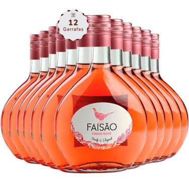 Imagem de Kit 12 Vinhos Faisão Rosé