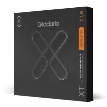 Imagem de Encordoamento Violão Aço Revestido 10 (3 Jogos) DAddario XT - Daddario