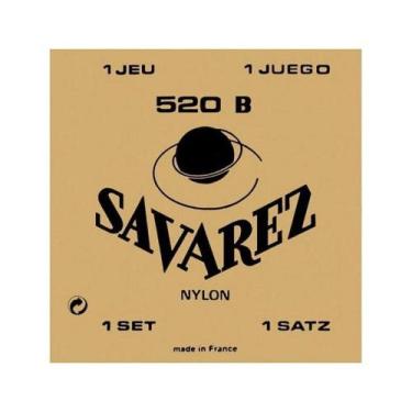 Imagem de Encordoamento Violão Nylon Tensão Leve Savarez Traditional 520B