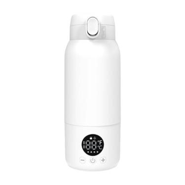 Imagem de Fenteer Aquecedor de mamadeiras portátil para viagem, carregamento rápido, multifuncional, para uso externo, chá de bebê, alimentação doméstica, itens, Cy520