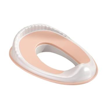 Imagem de Fenteer Assento de treinamento para penico de bebê, proteção contra respingos, almofada de apoio, assento sanitário para crianças pequenas, banheiro de, Rosa