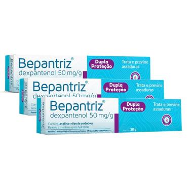 Imagem de Kit 3 Bepantriz Pomada com 30g