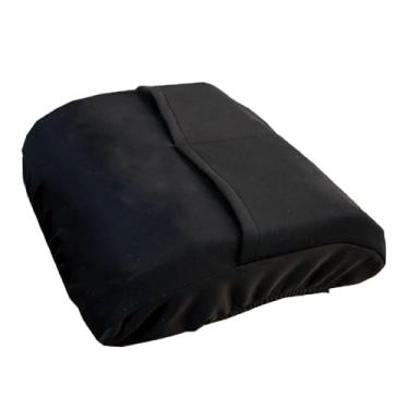 Imagem de Capa de console central de neoprene para RAM 2014-2025 | Protetor de apoio de braço à prova de suor de 1,5 mm à prova de suor | Resistente a UV e tiras elásticas