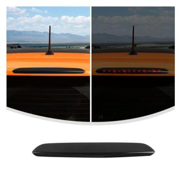 Imagem de Linskip 3ª capa de luz de freio compatível com Jeep Renegade 2015-2025+, guarnição de proteção de luz de freio central alto traseiro, acessórios externos (Smoke Dark)