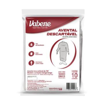 Imagem de Avental Tnt Manga Longa 10un Melhor Preço E Qualidade - BM3