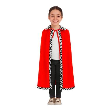 Imagem de Capa de Rainha Infantil Fantasia Princesa Encantada Traje Manto Menina Imperatriz Realeza Festa Aniversário Debutante