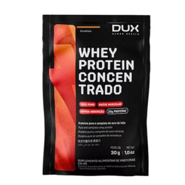 Imagem de Sache Whey Protein Concentrado Dux Cookies 30g, Cookies