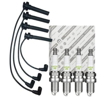 Imagem de Cabos de Vela LC CABOS + Velas NGK Topic Jinbei 2.2 2008 em diante e Grand Topic 2.2 2008 em diante – Kit Completo de Ignição