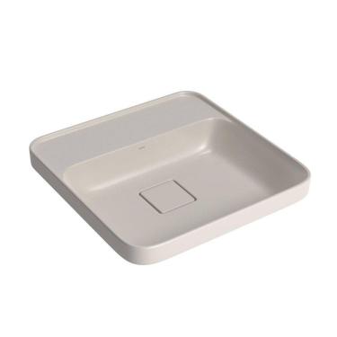 Imagem de Cuba De Sobrepor Quadrada 40Cm Com Mesa Deca Slim Barbante