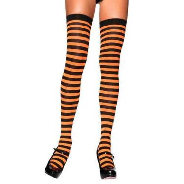 Imagem de Meia Calça 7/8 Listrada Cosplay - Fantasias do O, Único, Colorido