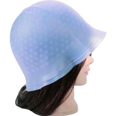 Imagem de Touca Silicone Com Agulha Reflexo E Mechas Luzes - Hairdo