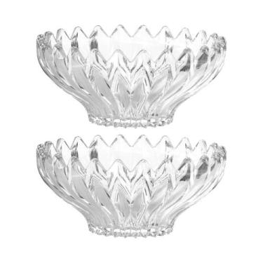 Imagem de Jogo 2 Taças de Sobremesa Bowl Vidro Transparente Brazilia 300ml 14cm 