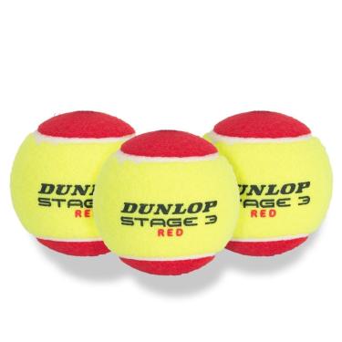Imagem de Bola de Tênis Dunlop Stage 3 Com 3 unidades-Unissex