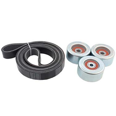 Imagem de NewYall Kit de correia de transmissão e polia intermediária para Toyota Tacoma 2005-2014 7PK2119, 16603-0P030,16604-0P011