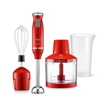 Imagem de Mixer Power Inox 3 em 1 600W Elgin Vermelho 110V