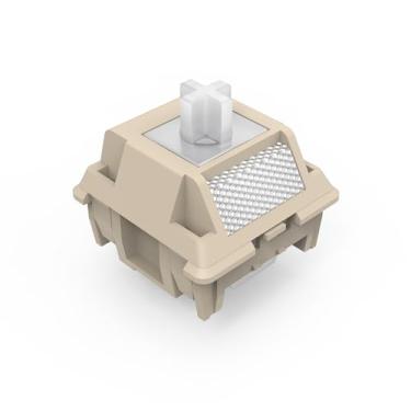 Imagem de Switch para Teclado Mecânico Redragon Tiger Tátil Bege 50gf POM 3 Pinos com Lente Difusora para LED 38un A118HP-PC