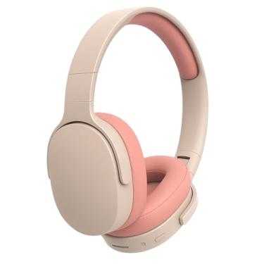 Imagem de Fone de Ouvido Bluetooth 5.3 Headphone On-ear Sem Fio Fone Para Academia e Corridas, com Cancelamento de Ruído Dobrável com microfone Integrado PREMIUM (Rosa Claro)