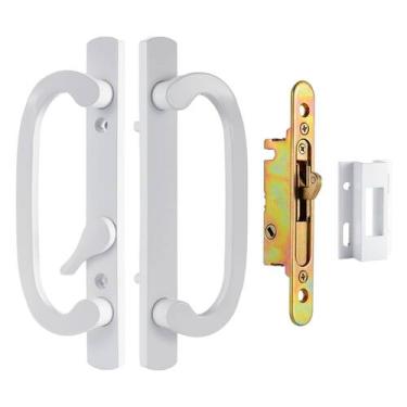 Imagem de Conjunto de maçanetas deslizantes para pátio Zinkitool Offset Position