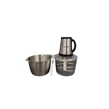 Imagem de Processador Mixer Elétrico 6L Inox e Vidro 1500W 220V – Triturador de Alimentos Profissional, Copos Duplos Vidro e Aço Inoxidável, Alta Potência e Durabilidade