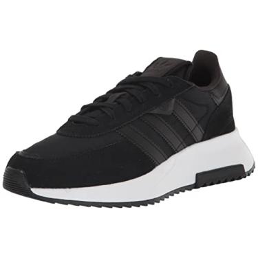 Imagem de adidas Originals Retropy F2 Tênis masculino, Preto/Preto/Branco, 11.5