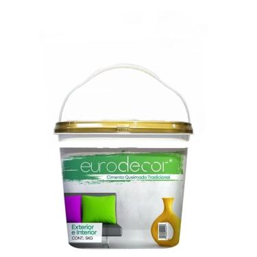 Imagem de Cimento Queimado Pronto Eurodecor Egito 5kg