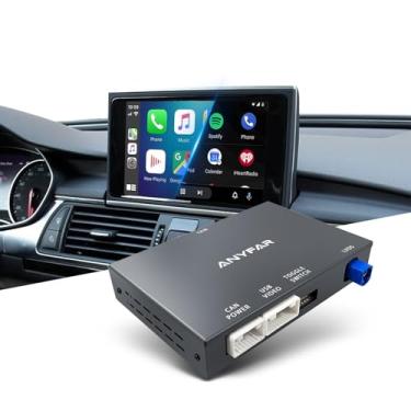 Imagem de ANYFAR O adaptador decodificador serve para veículos Audi A6 e A7 2010-2015 com sistema MMI 3G, suporta CarPlay sem fio/Android Auto/Controle de voz/Espelho Link/Câmera/Unidade USB/Navegação etc