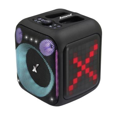 Imagem de Caixa De Som Amplificada Amvox ACA 410 Neon Entrada Usb Cartão SD Led Bluetooth 410W Bivolt